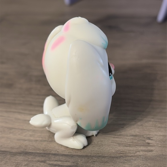 PRE OWNED HASBRO Littlest Pet Shop - Purple Camping Tent & Snow Bunny Rabbit - Picture 6 of 15